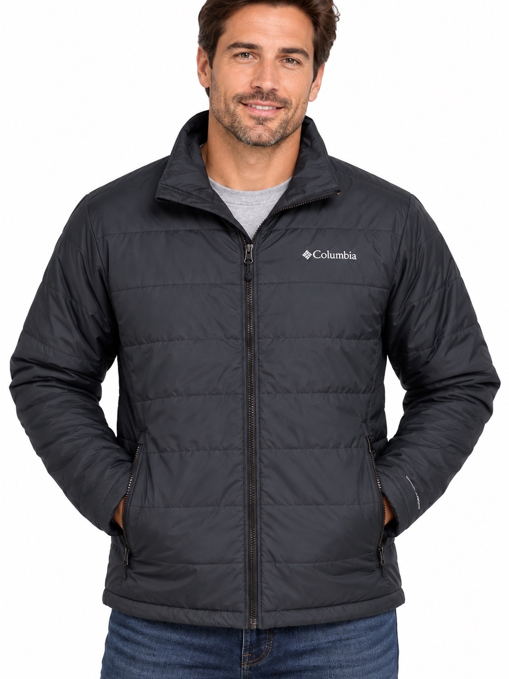 Columbia Men’s Black Quilted Puffer Jacket